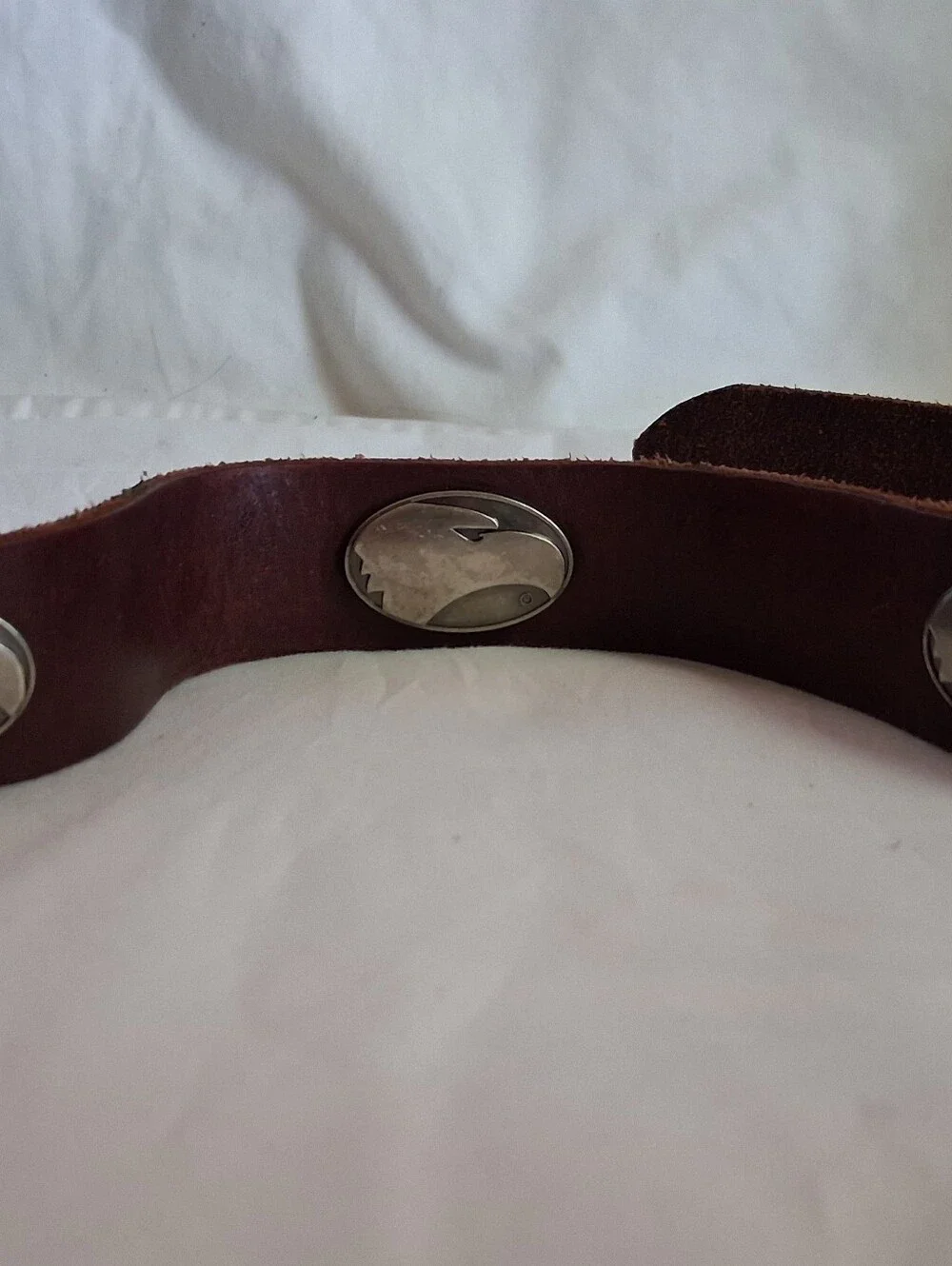 ZEP-PRO Kids Georgia Southern Eagles Leather Concho Belt